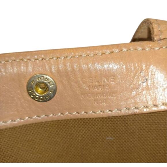 Celine Signature Macadam Leather Shoulder Tote Bag (CEXX170) - Picture 8 of 9